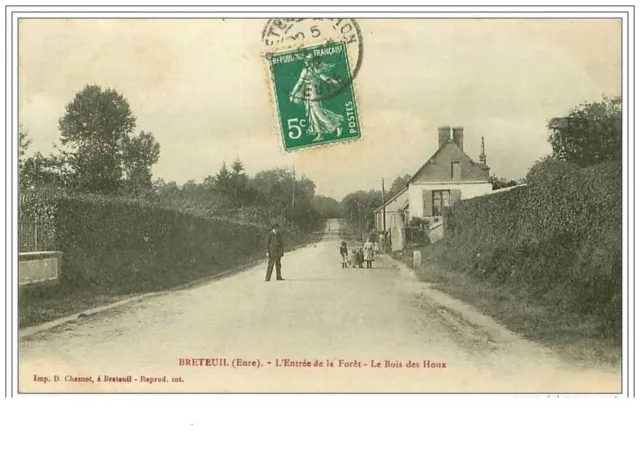27.Breteuil.l'entree De La Foret.le Bois Des Houx