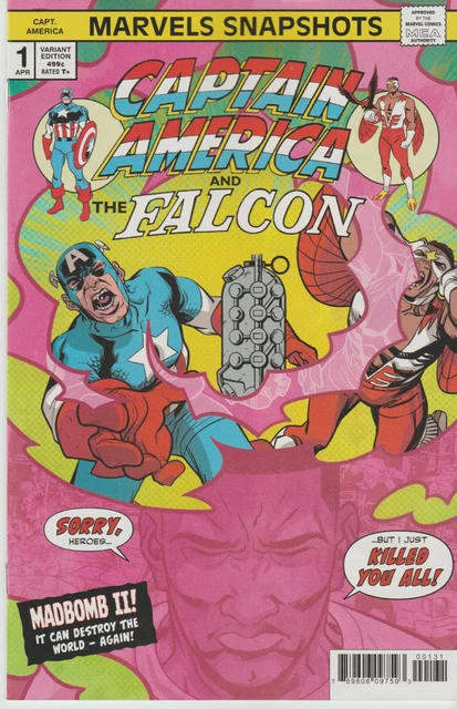 Marvel Comics Marvels Snapshots Captain America & Falcon #1 Dec 2020 Variant Nm