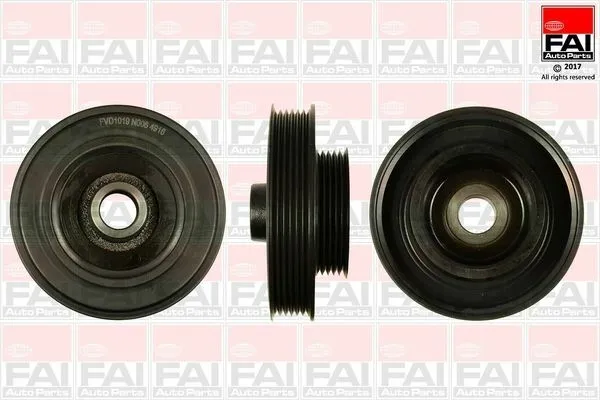 Crank Shaft Belt Pulley FOR FORD FIESTA V 1.25 1.4 1.6 01->08 Petrol JD JH FAI