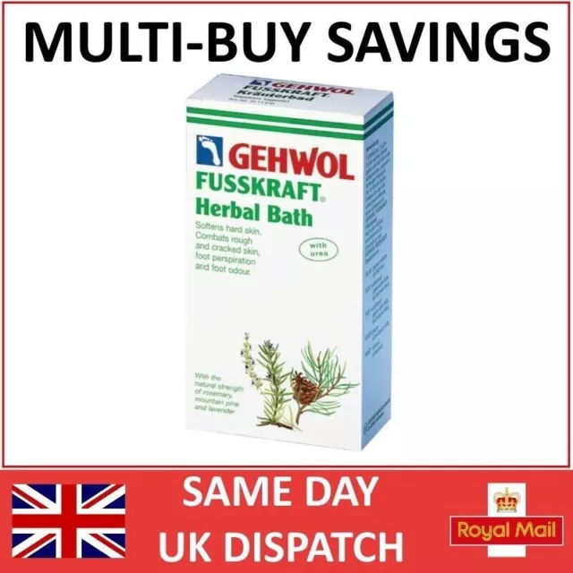 Gehwol Fusskraft Herbal Foot Bath Powder 400g- Intensive Cleansing & Deodorising