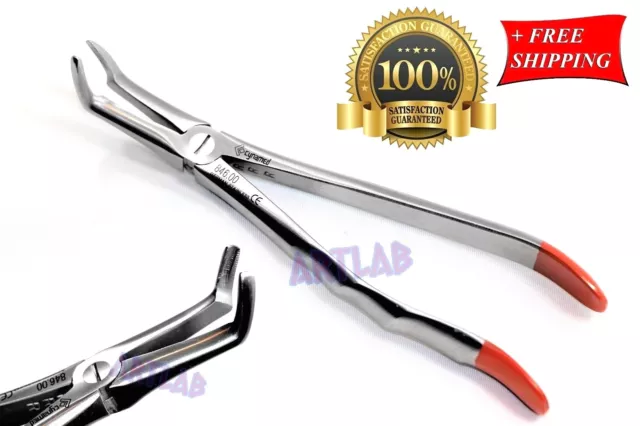 Premium German Dental Extracting Forceps #846 Root Tip Tc Beak Serrated Surgical