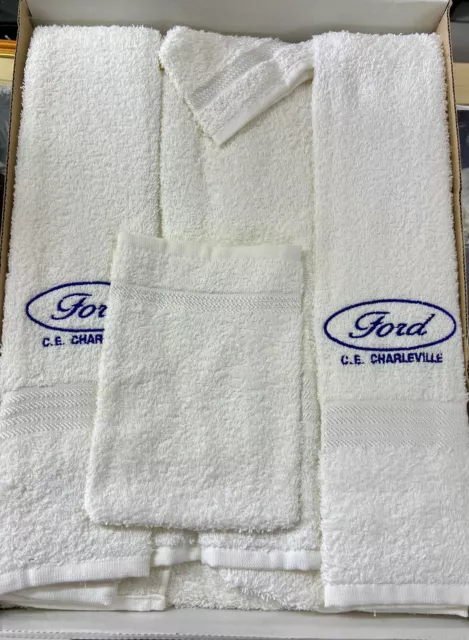 Set de bain complet - Ford - automobile - goodie - client/personnel 100% coton