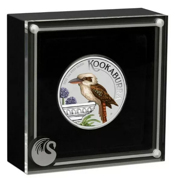 Kookaburra 2022 Color WMF World Money Fair Berlin 1oz Silver Australia COA Original Packaging