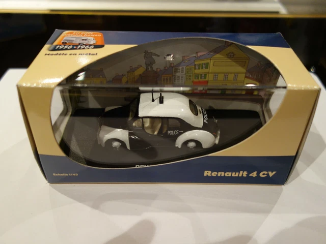 Renault 5 GT Turbo Police Atlas - Miniature 1/43 En Zamac - Occasion Boîte D'origine