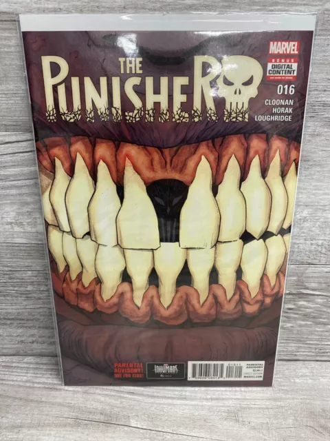 Marvel The Punisher #16 Modern Age 2016 Comic Book- Cloonan, Horak, Loughridge..