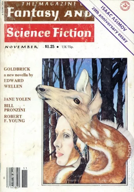 Magazine of Fantasy and Science Fiction Vol. 55 #5 VG 1978 Stock Image Low Grade