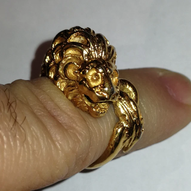 Bague Vintage Plaquée Or Taille 59 - Accessoire Chic et Rétro
