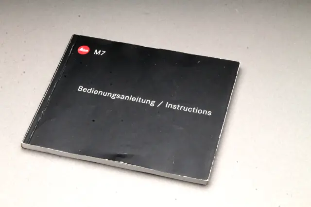 Leica M7 Bedienungsanleitung / Instruction manuell - Deutsch / English