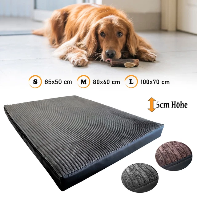 Lit pour Chien Matelas Orthopédique Mémoire de Forme Coussin Canapé Peluche