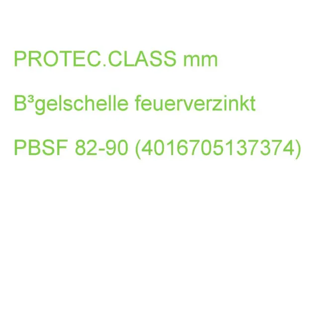 PROTEC.class PBSF 22-28 mm Bügelschelle feuerverzinkt