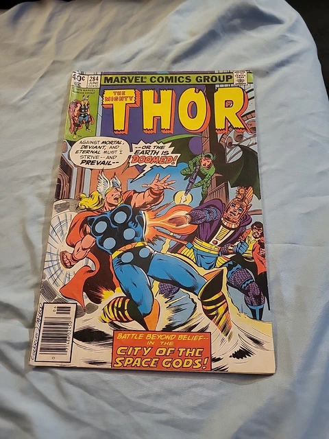 The Mighty Thor #284 (1979) 1st app Ereshkigal, Mark Jeweler's Rare Newsstand