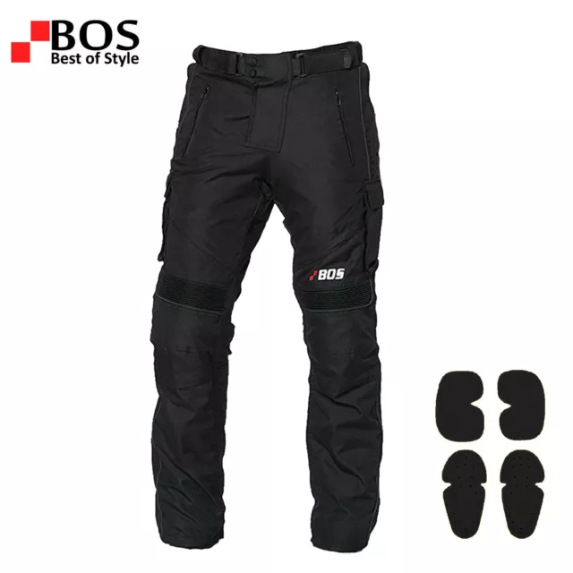 Herren Protektoren Mororrad Mit Hose Motorradhose Textile Schwarz Neu Biker