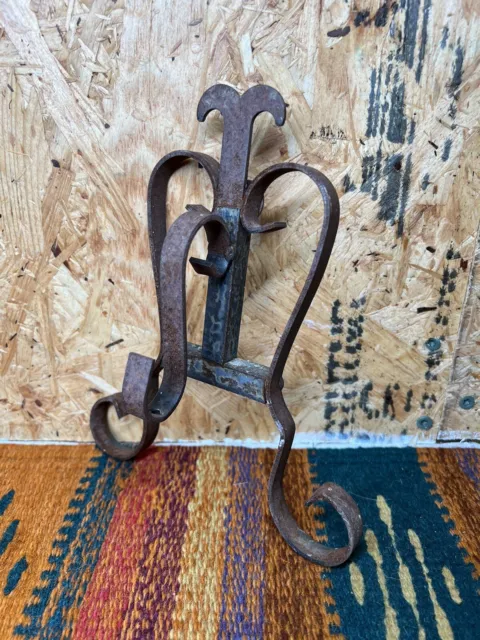ANTIQUE CAST IRON 8 Wall Hook w/Lattice Design Screw-In Type Awesome Look!  £22.70 - PicClick UK