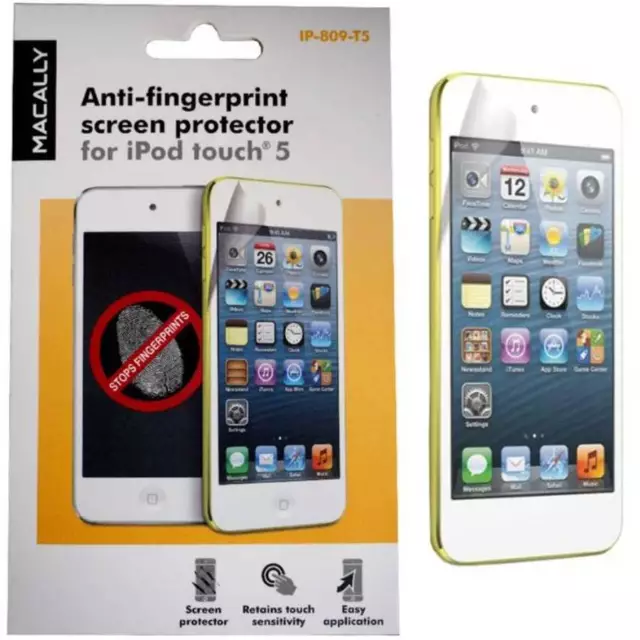 Macally Anti Fingerprint Display-Schutzfolie Folie für Apple iPod Touch 5 5G 5.
