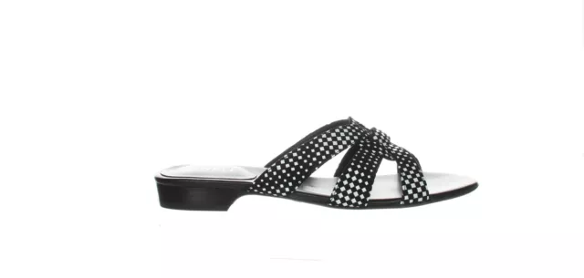 VANELi Womens Broska Black/White Regie Print Sandals Size 7