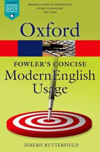 Fowler's Concise Dictionary Of Modern English Usage Fc