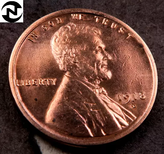 1918-D Lincoln Wheat Penny Cent ~ Choice/Gem BU (red) ~ (W405)