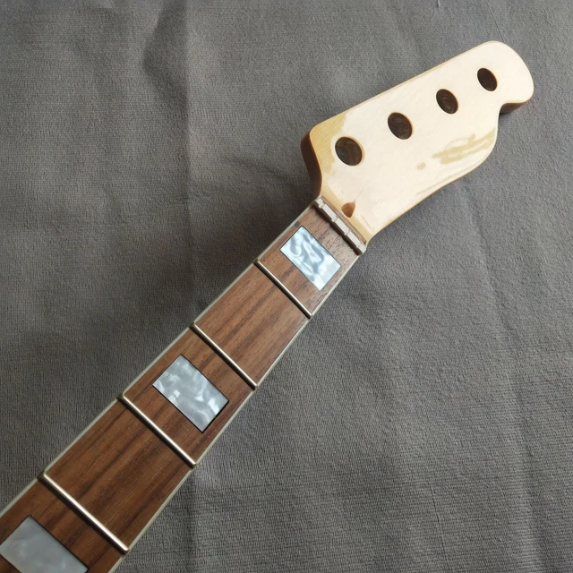 BASS GUITAR NECK maple 20 fret Rosewood fingerboard Block Inlay 4 string parts 58.89 PicClick