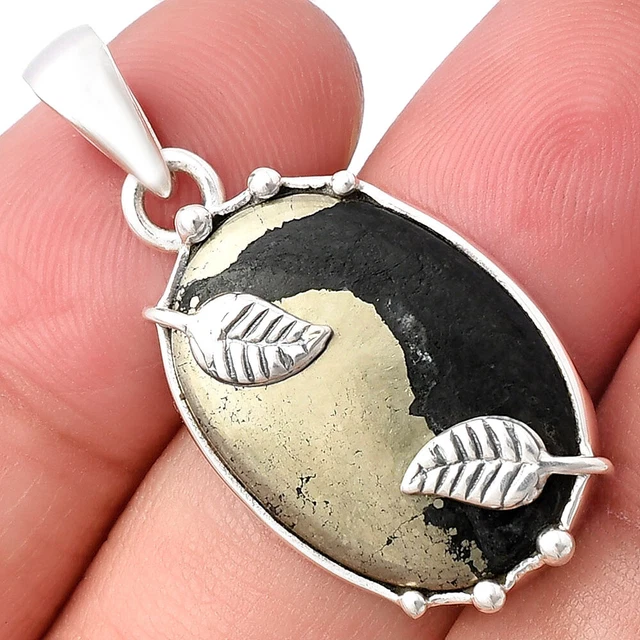 Apache Gold Healer's Gold - Arizona 925 Sterling Silver Pendant Jewelry P-5098