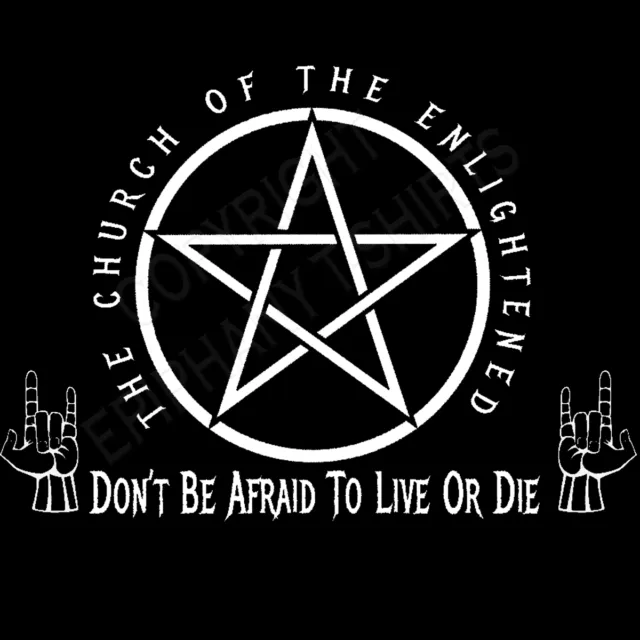 Pentagram Shirt Gothic Emo Satanic Devil Worship Atheist Enlightened Sweatshirt