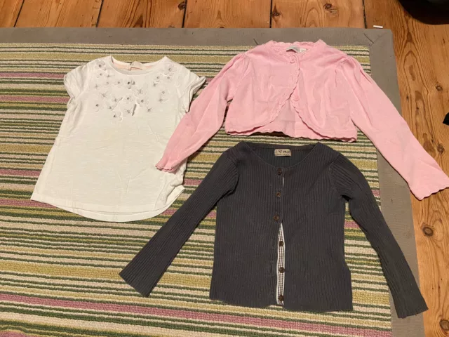 Girls pyjama, dress, cardigan, tshirt and playsuit bundle age 2-3 years 8 pieces