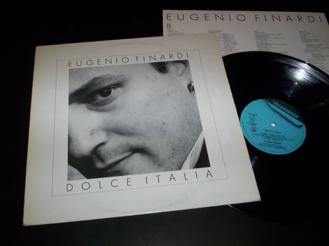 Eugenio Finardi "Dolce Italia" LP inner Fonit Cetra – LPX 179