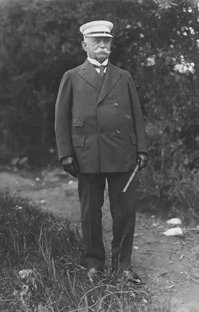 Portrait Of German Inventor Ferdinand Von Zeppelin 2 Aviation History Old Photo