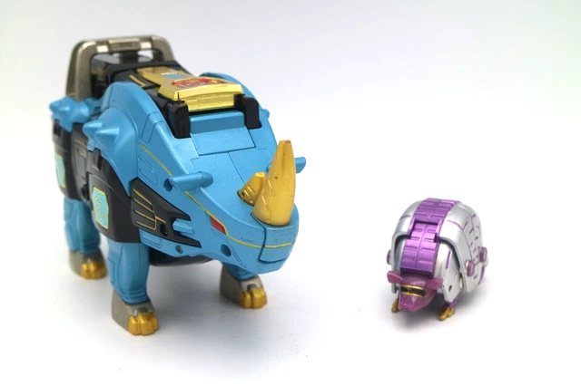 POWER RANGERS WILD Force Gaoranger DX Gao Rhino Armadillo Megazord Set ...