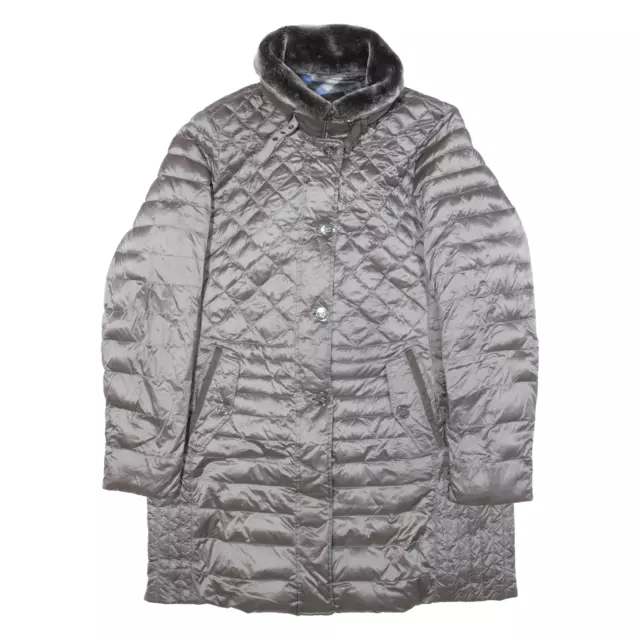 GIL BRET INSULATED Womens Quilted Coat Grey UK 18 34.99 PicClick UK