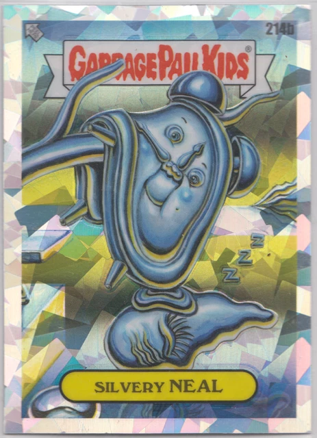 2022 TOPPS CHROME GARBAGE PAIL KIDS SERIES 5 ATOMIC REFRACTOR#214b Silvery Neal