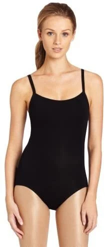 Capezio Womens Capezio Womens Camisole Leotard With Bratek Black Size M (8-10)