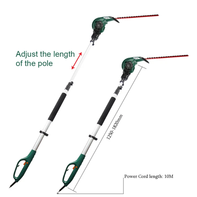 ELECTRIC PRUNER HEDGE Trimmer Garden Bush Cutter 450W Long Reach