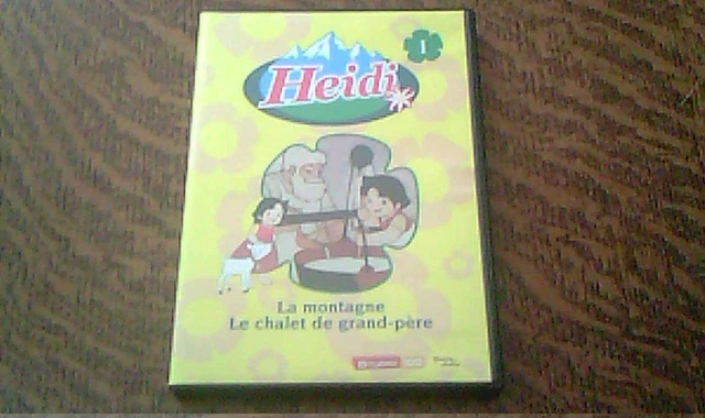 dvd heidi n° 1 la montagne, le chalet de grand-pere