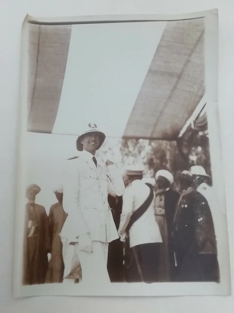 Photo Historique Militaire 1941 - Forlì, Principe Umberto II Di Savoia Au Campo Nazionale GIL