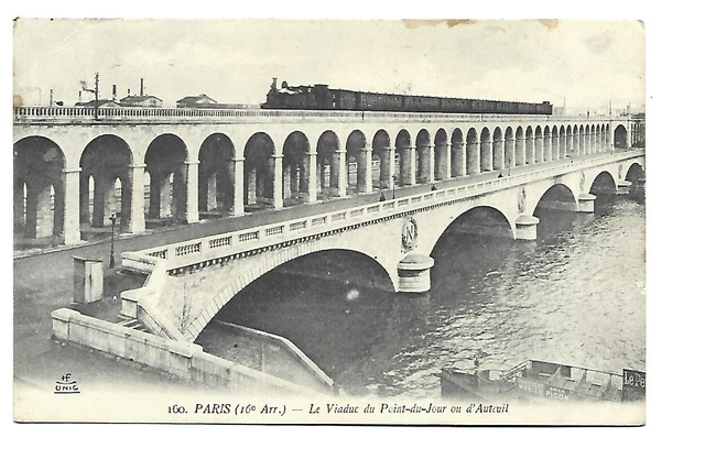 75  Paris  Viaduc Du Point Du Jour  Train