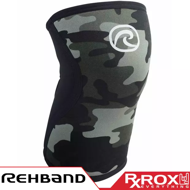 Rehband RX Line Knee Support | 5mm | Camo | CrossFit