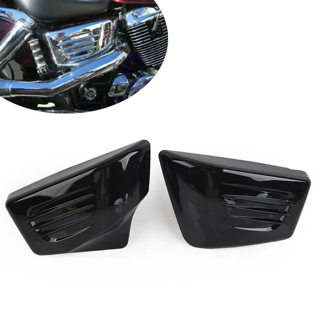 1 Pair ABS Black Side Covers For HONDA ACE TOURER SABRE 1100 VT1100 VT1100C2