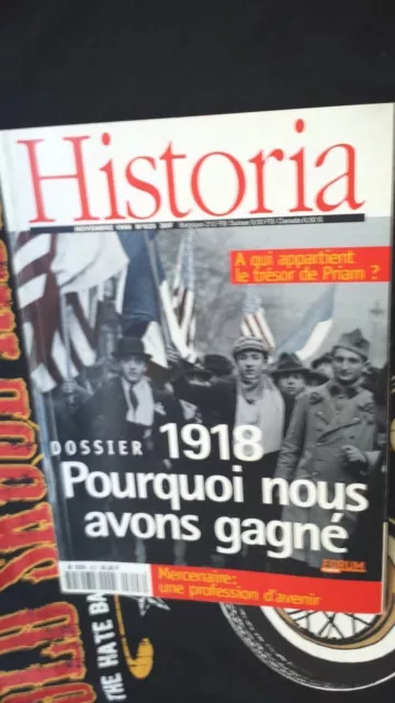 Magazine Historia n° 623 ( Edit-Novembre-1998)  1918 Pourquoi nous avons gagné