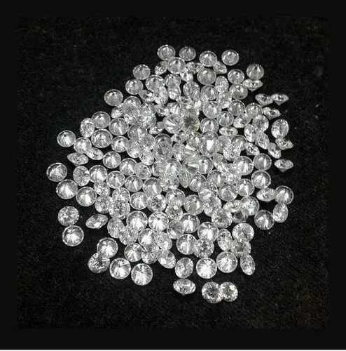 Lab-Grown CVD Diamond 250 Pcs Color D , Clarity FL , Round 0.70 MM Loose Diamond