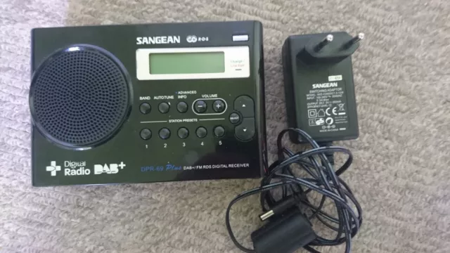 Sangean DPR-69+..Kofferradio DAB+ und UKW RDS Empfang