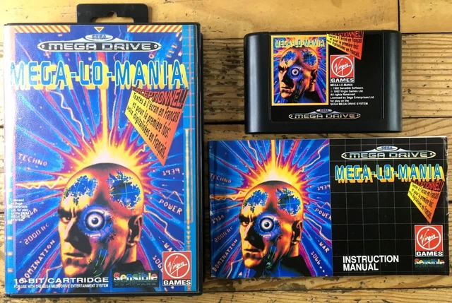 MEGA-LO-MANIA COMPLET BOÎTE Notice Sega Megadrive Pal Euro Cib Ovp