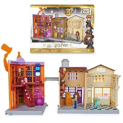 Wizarding World Harry Potter Magical Minis Diagon Alley 3-in-1 Playset with ....