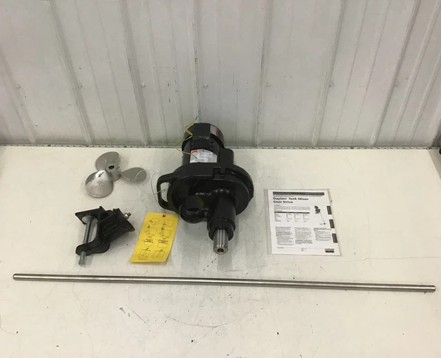 DAYTON - 32V139 Tank Mixer: 115/230V AC, Single Phase