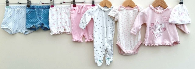 Baby Girls Bundle Of Clothing Age 0-3 Months Next H&M Tu