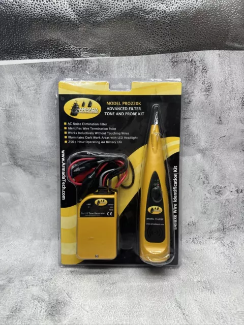 Armada Technologies Pro220k Tone & Probe Kit Pro210F  & Pro110 Tone Generator. V