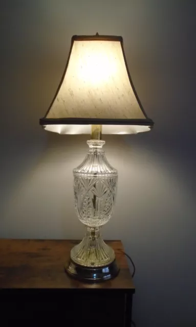 Vintage Crystal Lamp