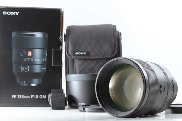 SONY FE 135MM F1.8 GM E-mount Lens Black New with Zxii