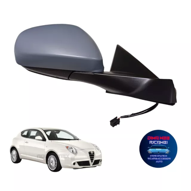 Specchio Spechietto Retrovisore Dx Primer Elettrico Termico Per Alfa Romeo Mito