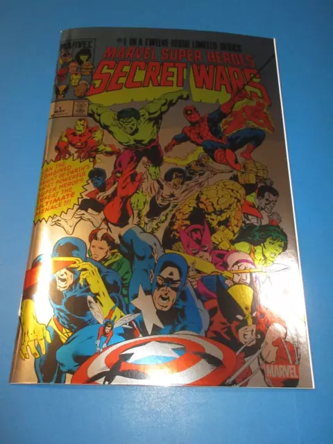 Marvel Super-Heroes Secret Wars #1 Reimpresión Facsímil Variante Lámina Casi Nuevo Gema Wow