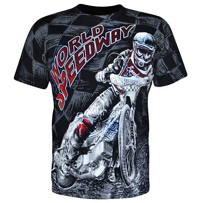 T-shirt Koszulka Racing Motorbiker Biker Motorcycles Speedway Żużel Rider Race